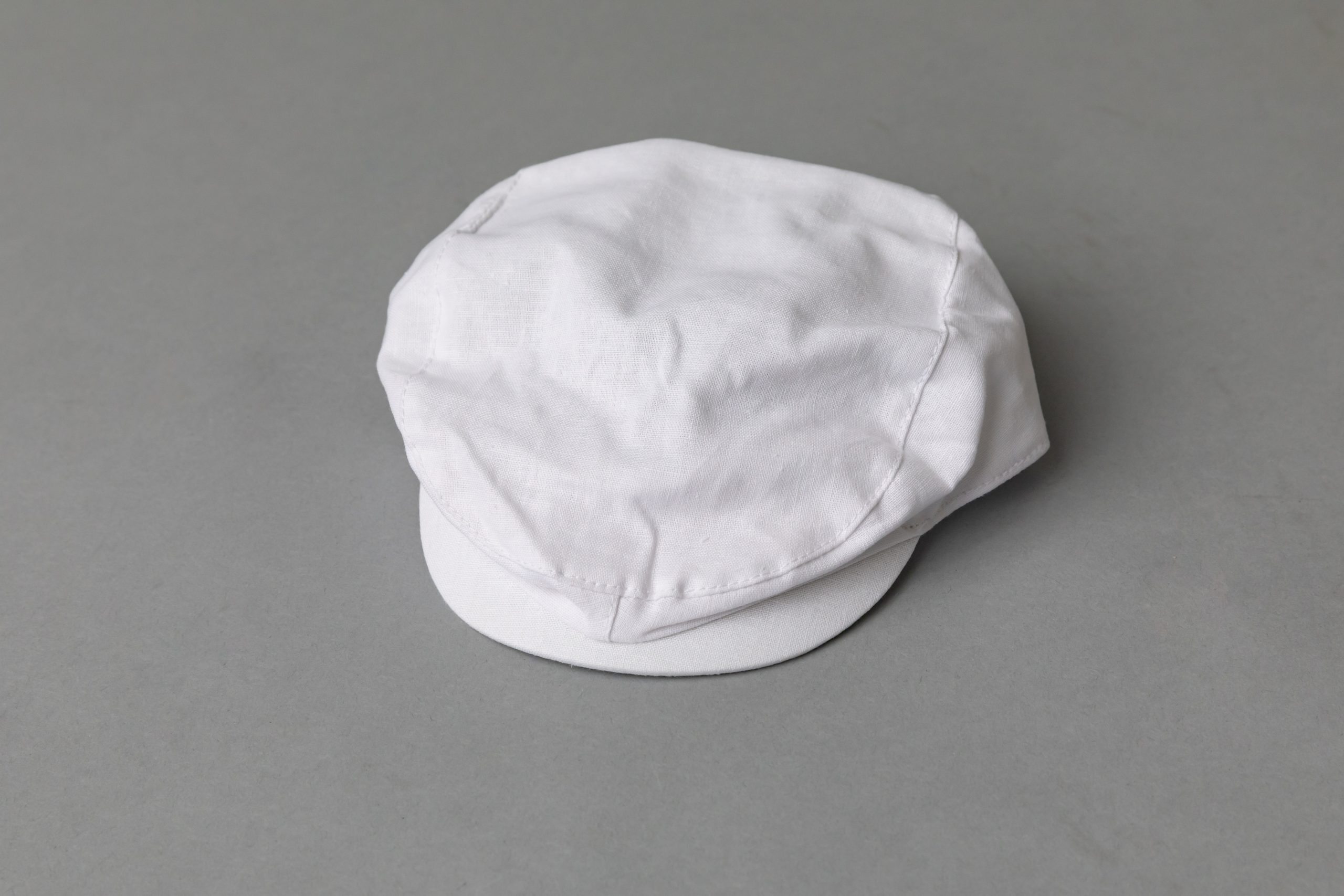White Newsboy Cap - Image 4