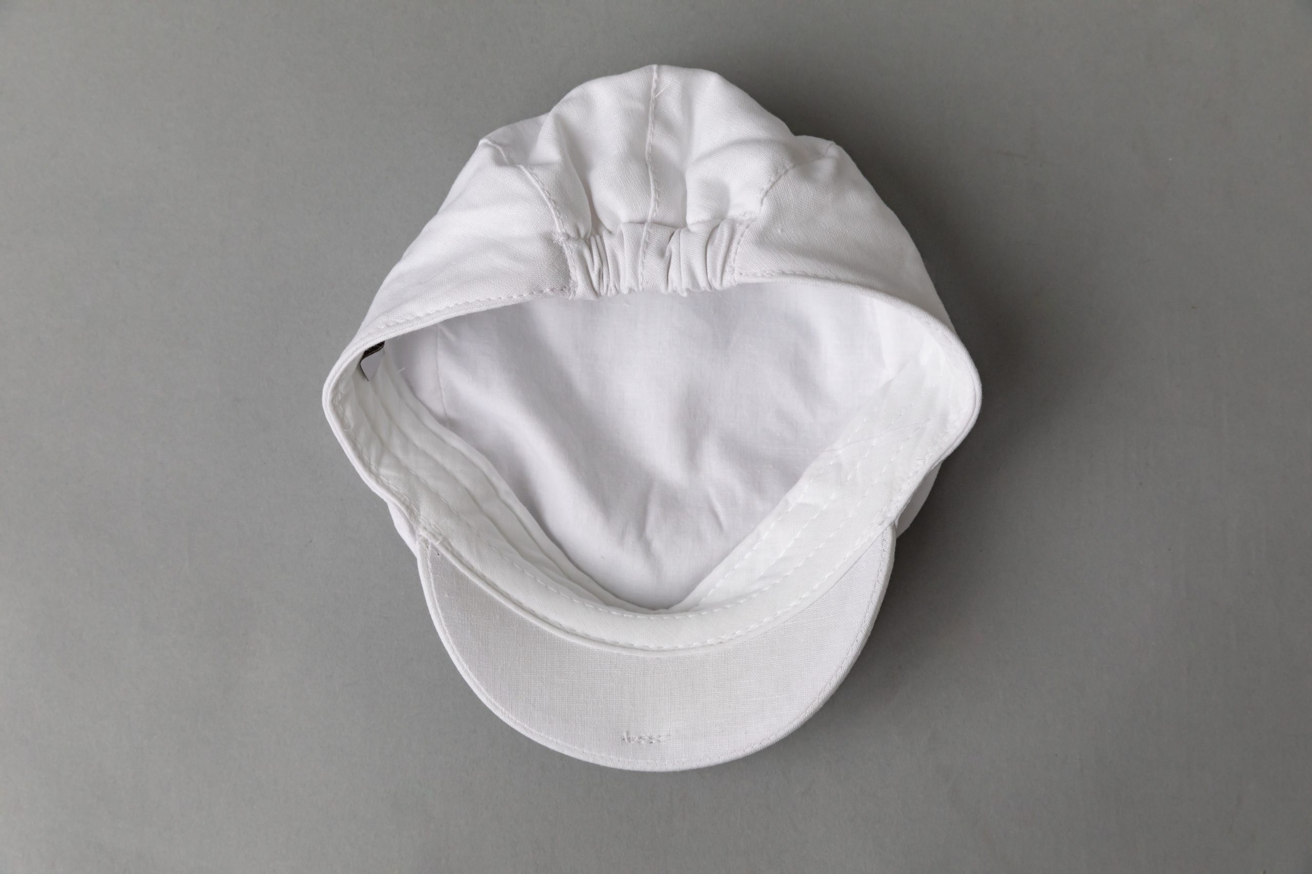 White Newsboy Cap - Image 5